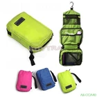 Женская дорожная Складная косметичка для туалетных принадлежностей, подвесная сумка для хранения косметики, портативный органайзер для отдыха на природе, кемпинга