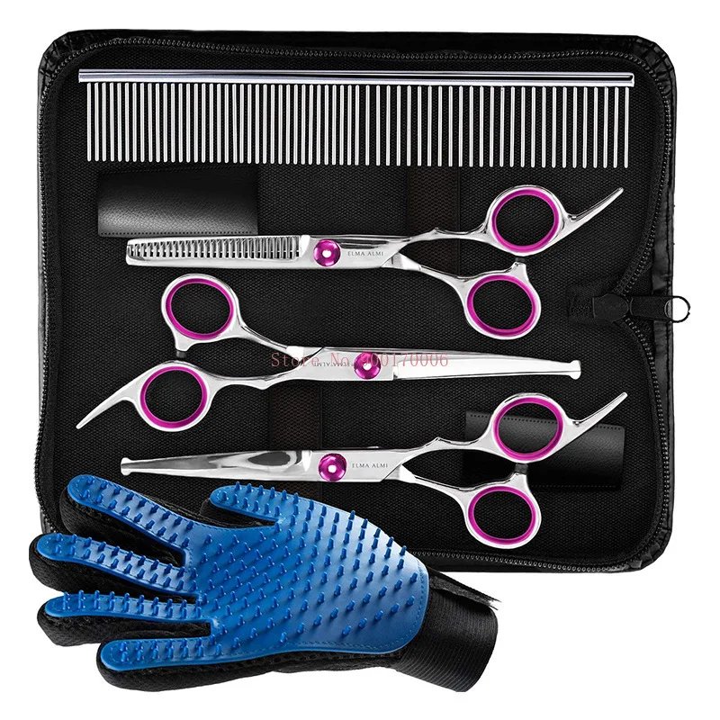 

Pieces grooming scissors set dog pet scissors