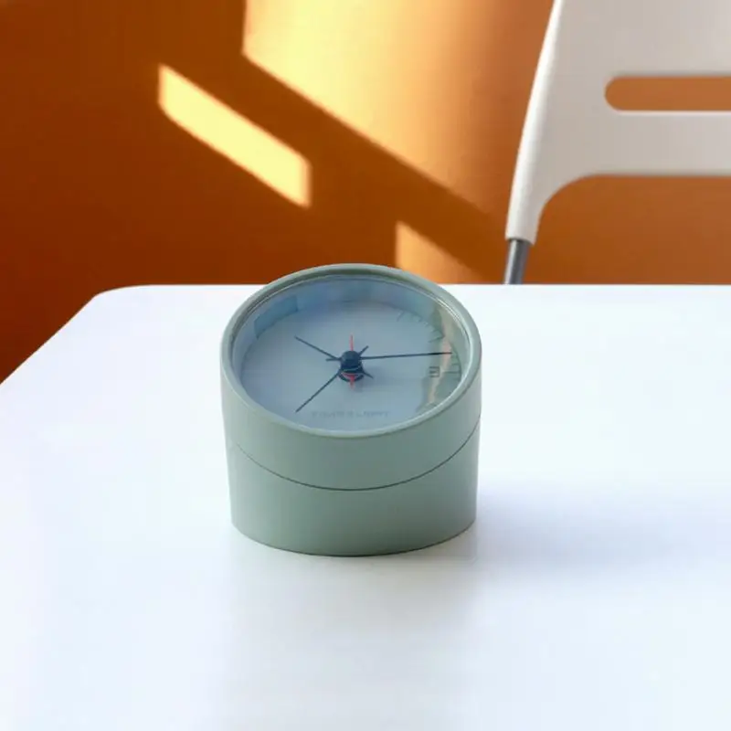 

Home Small Alarm Clock Snooze Silently Swipe Card To Wake Up Watch Clock Portable Travel Alarm Clock Home Decorations
