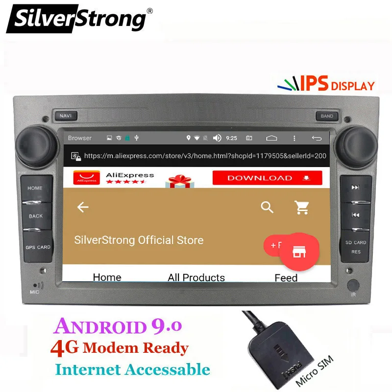 SilverStrong испанский запас 7 дюймов Android9.0 автомобиль gps для Opel Универсальный 2Din радио автомобиль для Opel Astra Antara Zafira Corsa автомобиль 2din