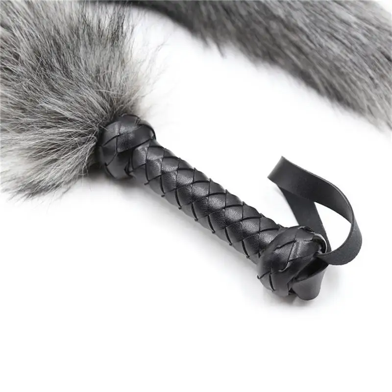 Sex Toys Whips Tail Straight Whip Leather Bondage Toy Adult Flirting Hair |