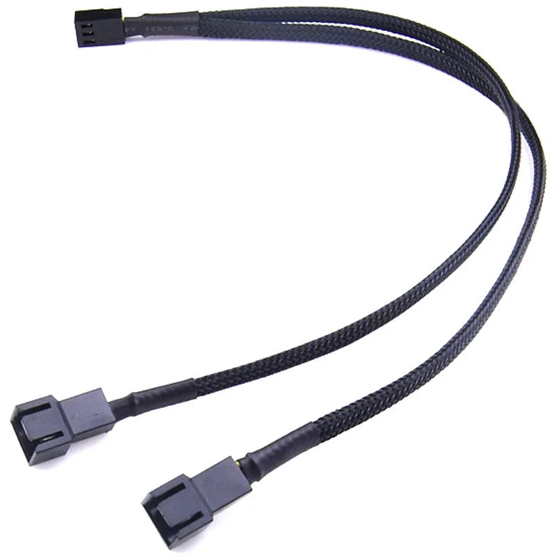 3 Pin Female Y-Splitter to 2 3PinMale Mainboard Power Cable Adapter PC Computer Case Fan Connect Wire Splitter Convert | Компьютеры и