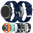 Силиконовый ремешок для часов Huami Amazfit Bip GTS Garmin Vivoactive 3, браслет на запястье, умные часы, мягкий ремешок 20 мм