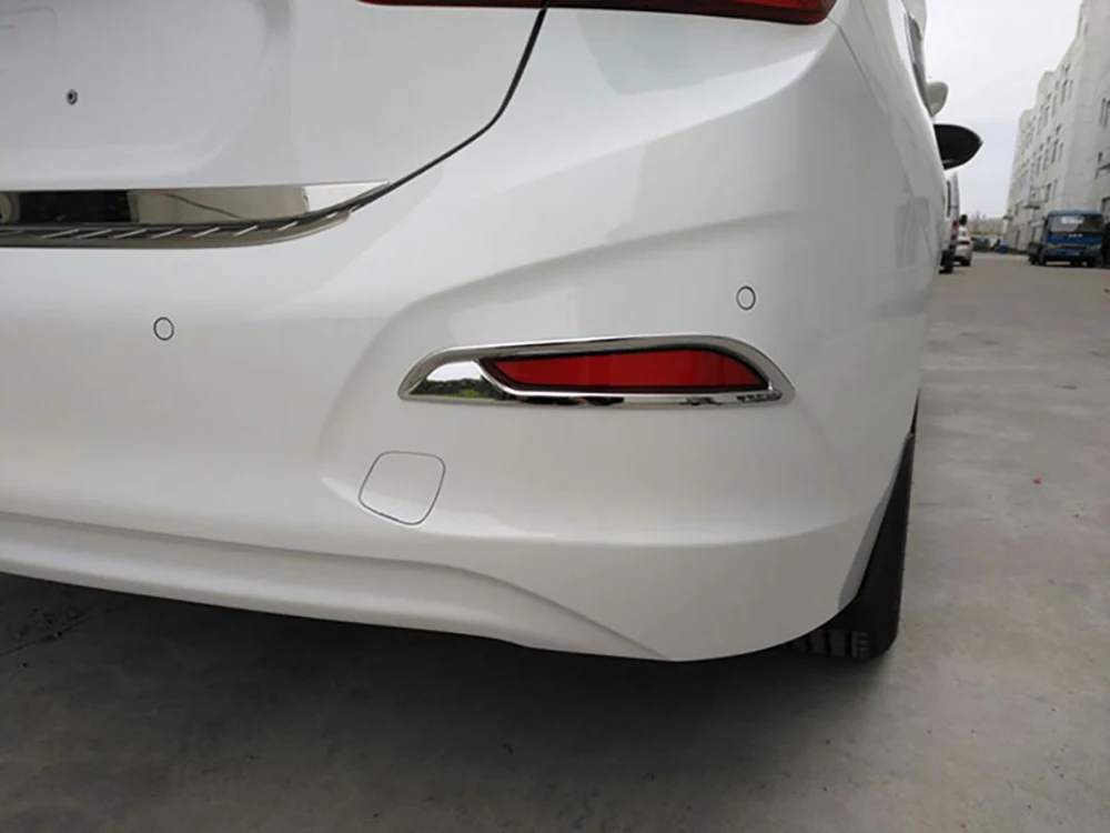 Автомобильная декоративная задняя противотуманная фара рамка для Chevrolet Cruze 2017 2018