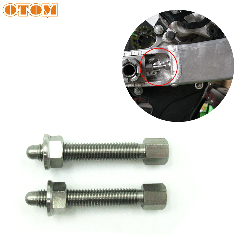 

OTOM Motorcycle M8 Chain Adjuster Bolt Stainless Steel Hex Allen Socket Cap Head Screws Universal Motocross Dirt Bike Accessory