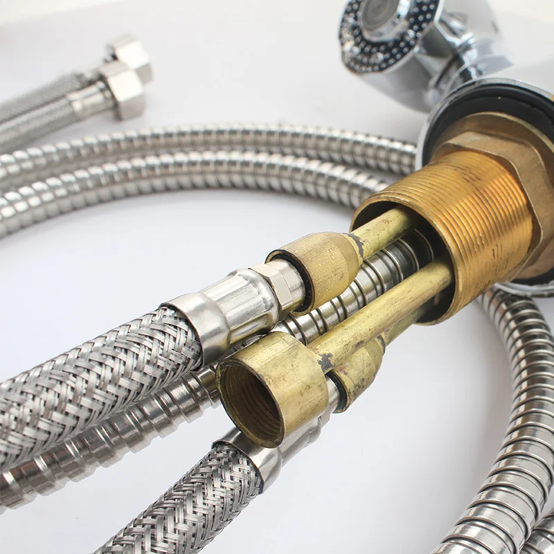 Нажимная кнопка для душа смеситель из нержавеющей стали ванной комнаты фургон