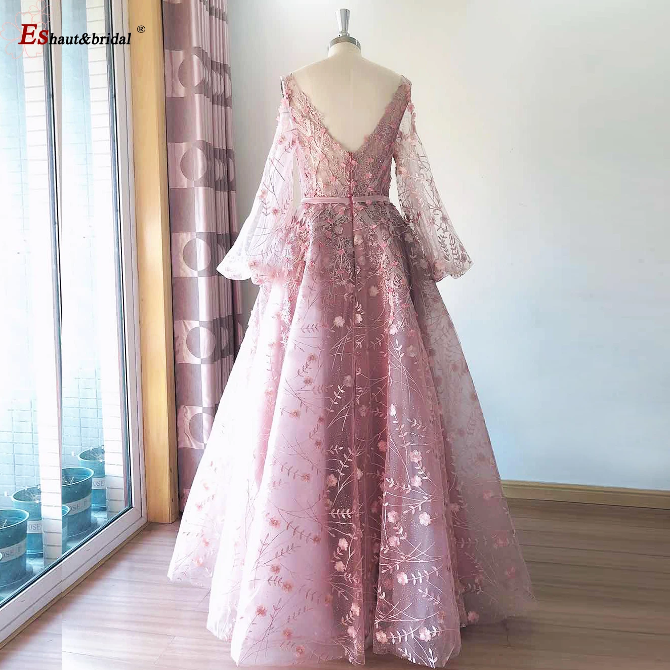 Дубай арабское вечернее платье для женщин 2020 кружевные длинные расклешенные