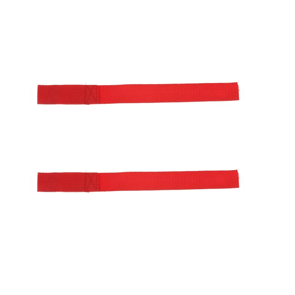 Красный крюк для лебедки из полиэстера 2 шт. 3 15 дюйма Тяговый ремень аксессуары - Фото №1