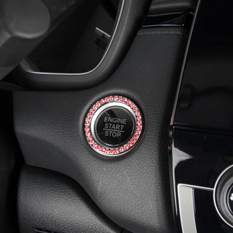 Автомобильный ключ зажигания кольцо украшения крышка для Land Rover LR4 LR2 Evoque открытие