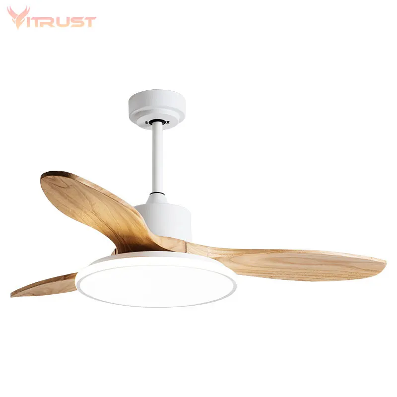 Креативный потолочный вентилятор из натуральной кожи с пультом дистанционного