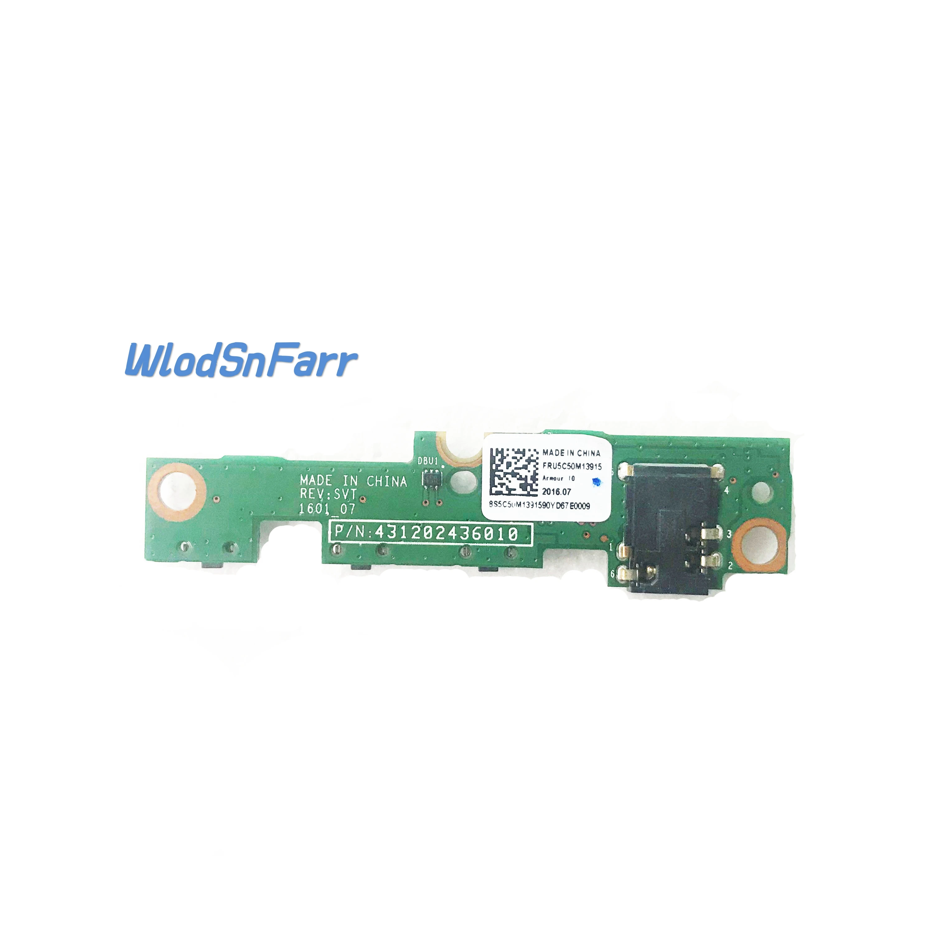 Для lenovo MIIX510 MIIX 510 разъем аудио платы 5C50M13915 PN 431202436010|Комплектующие для ремонта