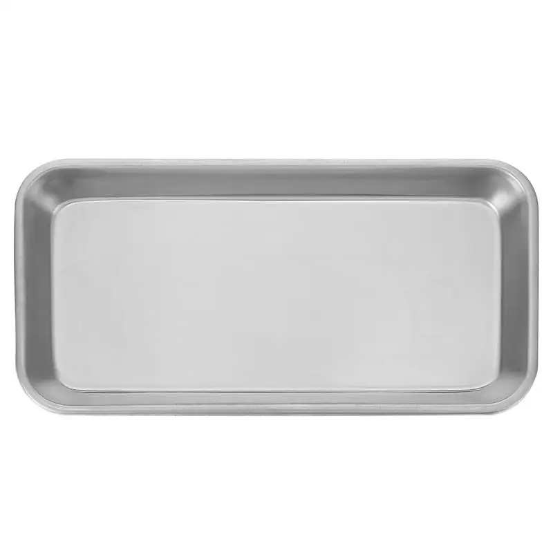 

1pc Dental Oral Instrument Plates Laboratory Steel Trays Dental Holder Plates