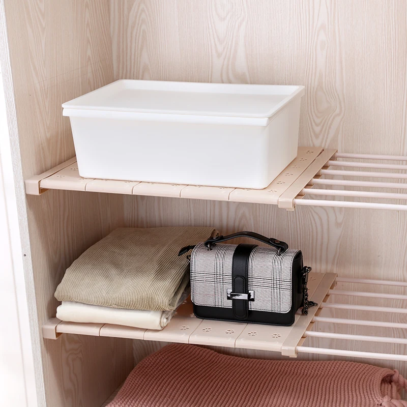 Kaidi Регулируемый органайзер для шкафа гардероба полки настенные комод ручной