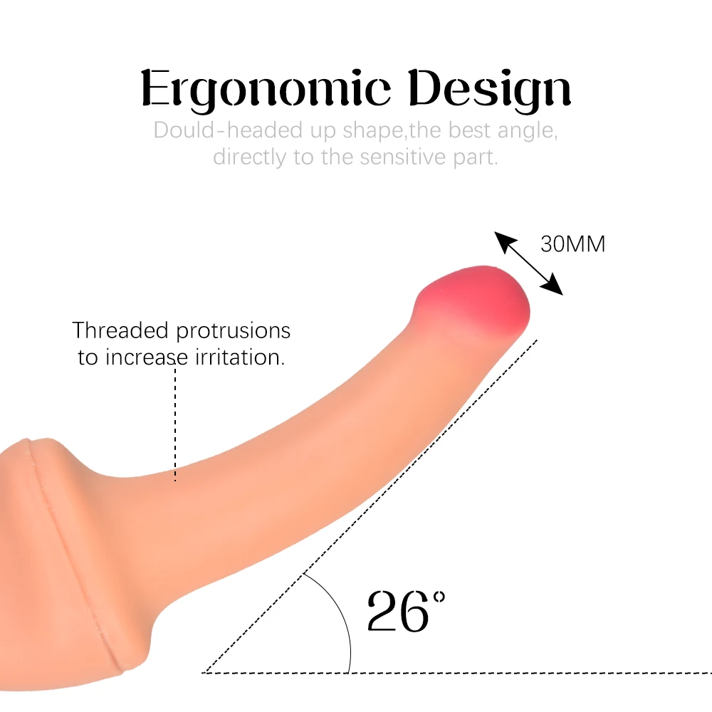 Силиконовый двухголовый фаллоимитатор секс-игрушка для лесбиянок стимулятор