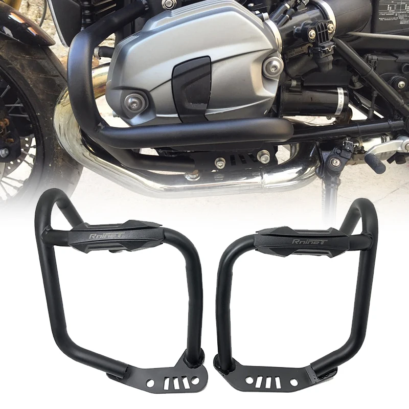 Motorcycle Crash Bars Engine Guard Frame Protector Slider Bumper For BMW R Nine T NineT R9T Racer Scrambler Pure Urban 2014-2021 |