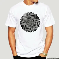 sunflower seed fibonacci spiral golden ratio mathematics geometry mens t shirt