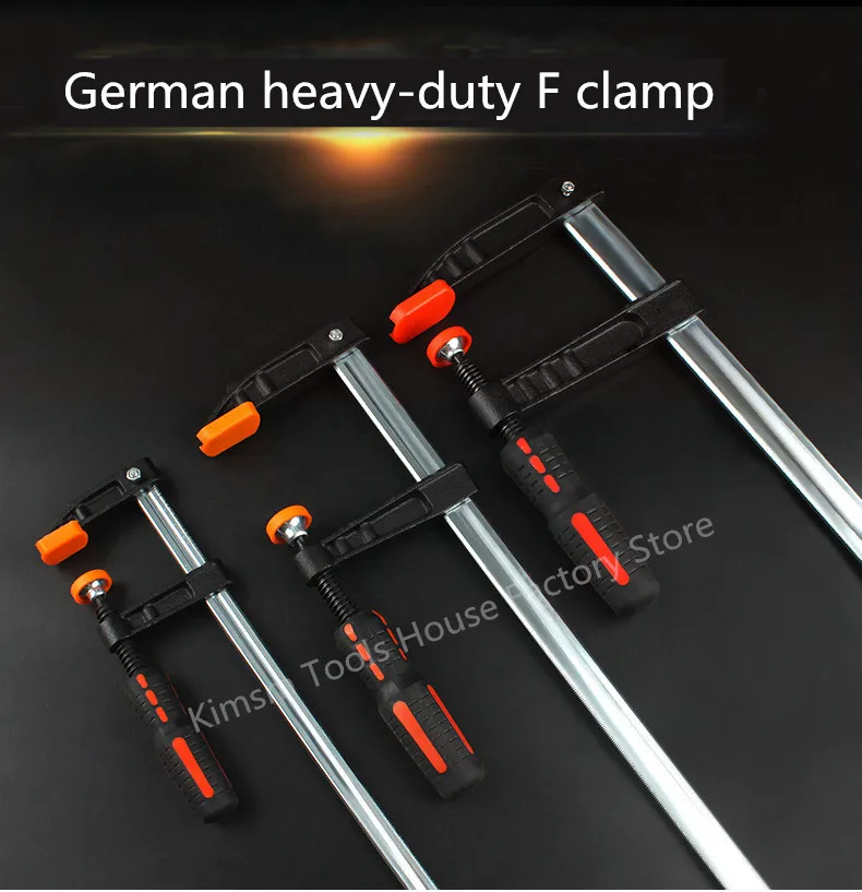 Сверхмощный немецкий зажим с Трещоткой быстросъемный для дерева и металла