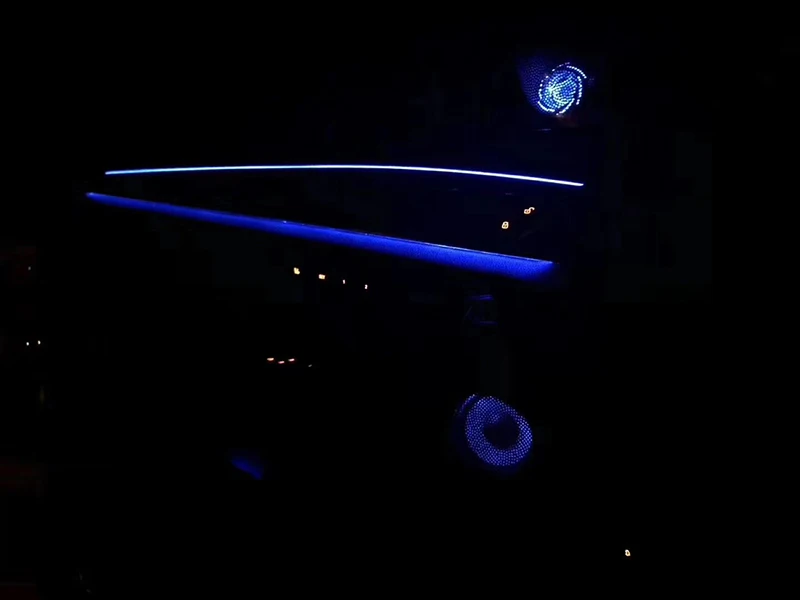 

For BMW G30 G38 5 series luminous speaker cover horns loudspeaker lidtreble tweeter Sync with light Diamond Treble ambient light