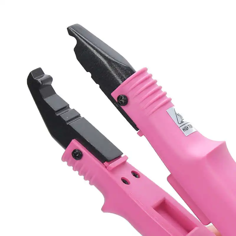 Наращивание волос железа Температура изменения с подогревом разъем машина