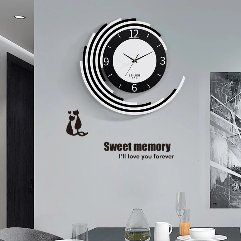 

Modern Design Wall Clock Simple Creative Living Room Bedroom Wall Clock Fashion Minimalist Reloj De Pared Home Decor BC50GZ