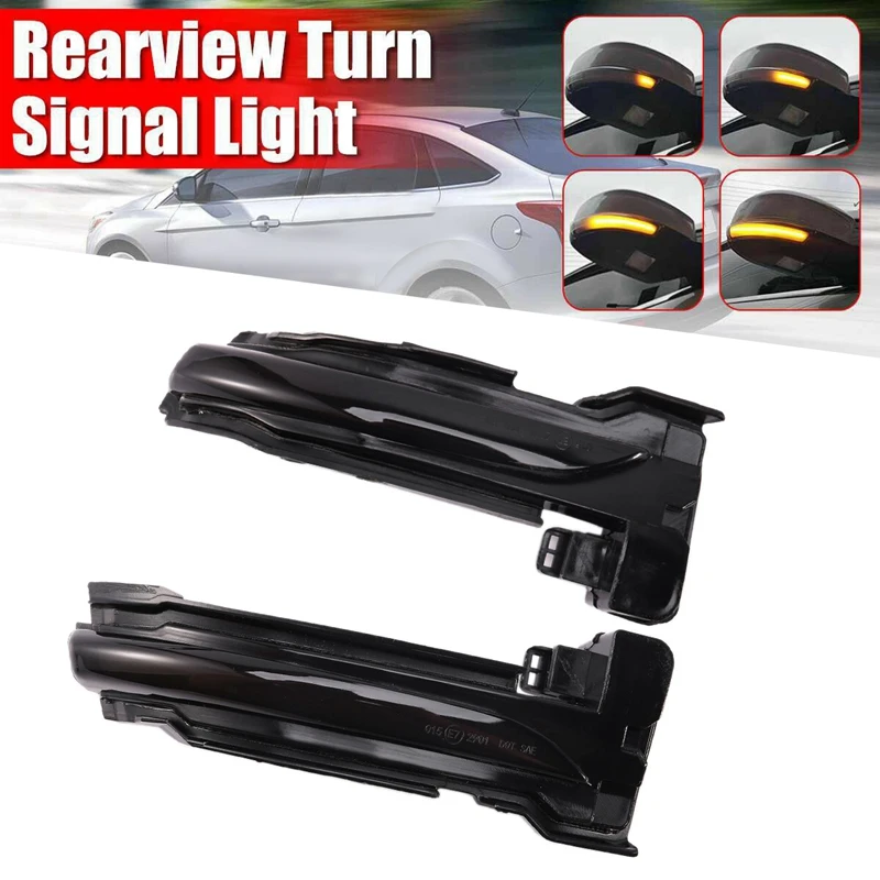 

Car Side Wing Rearview Mirror Led Dynamic Turn Signal Indicator Sequential Light for Ford Focus 4Th. 2019 2020 Lhd