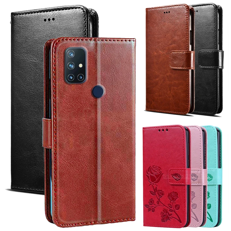 

Флип-чехол для OnePlus Nord N10 5G для мобильного телефона Чехол-книжка с бумажником из Искусственной ПУ-протектор 1 + One Plus Nord N10 телефон Funda защитная ...