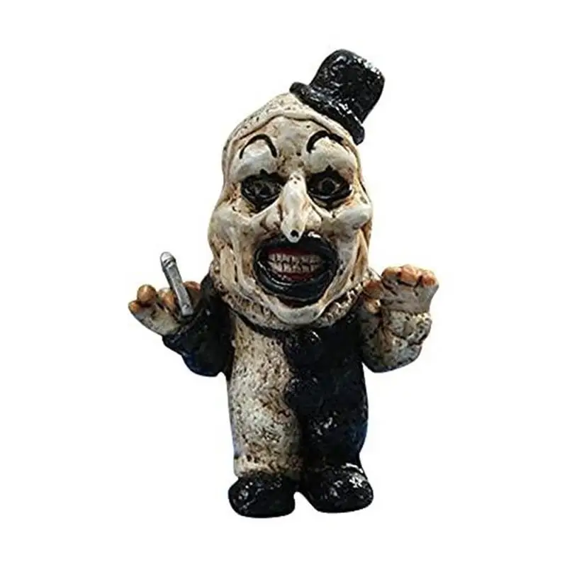 

Resin Horror Movie Gnome Garden Decoration Halloween Ornaments Nightmare Horror Gnome Desk Decor For Home Patio Yard Or Lawn