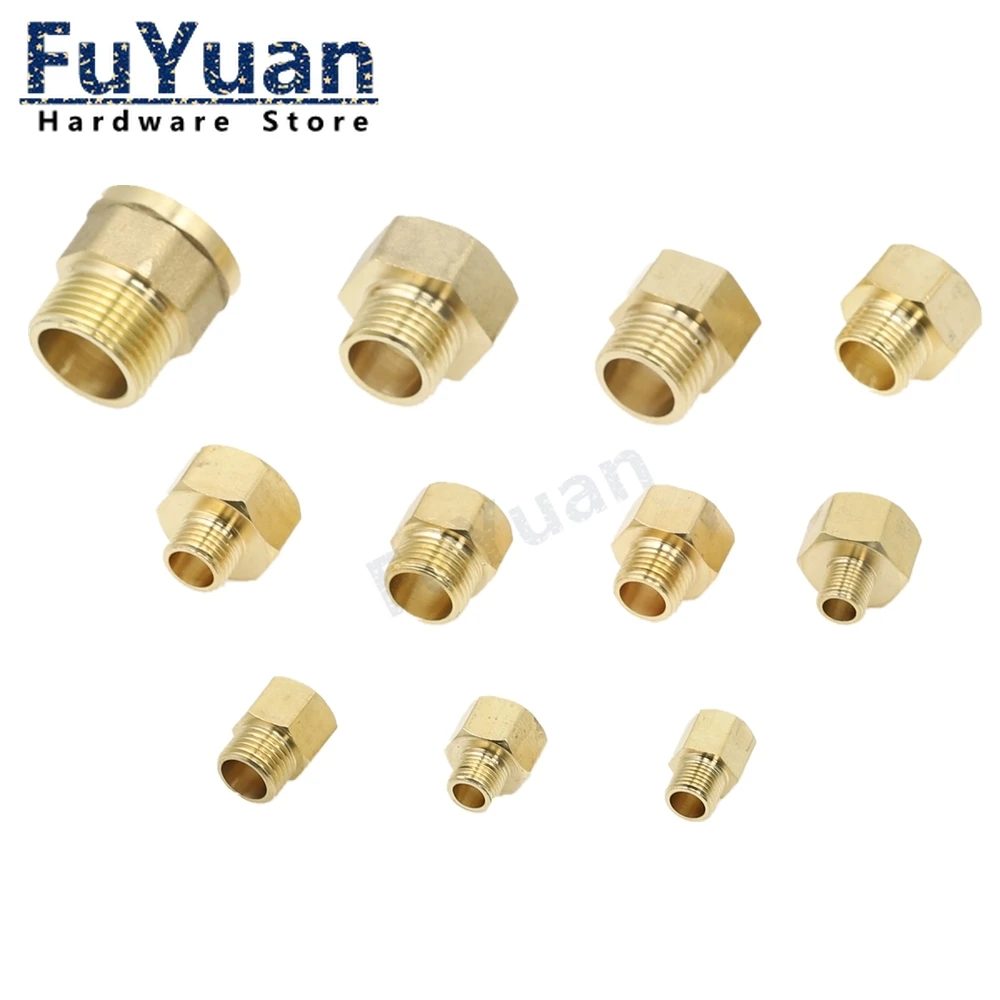 1 шт. медный M/F 1/8 " 1/4" 3/8 1/2" 3/4 &quotBSP с наружной резьбой латунный адаптер муфты