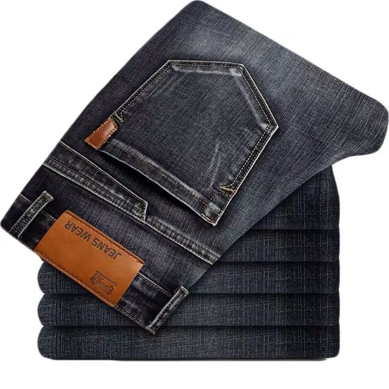 

Men Classic Jeans Jean Homme Pantalones Hombre Men Soft Black Biker Masculino Denim Overall Men Pants Mens Jeans Denim Trousers