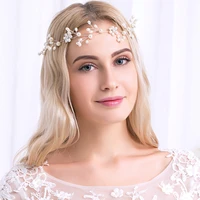 efily handmade pearl headband for women hair jewelry bridal wedding hair accessories party bride headpiece bridesmaid gift