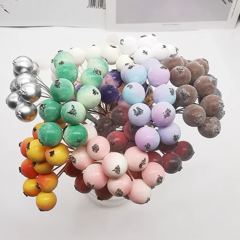 Искусственные гранатовые фрукты ягоды сделай сам гирлянда свадебное украшение