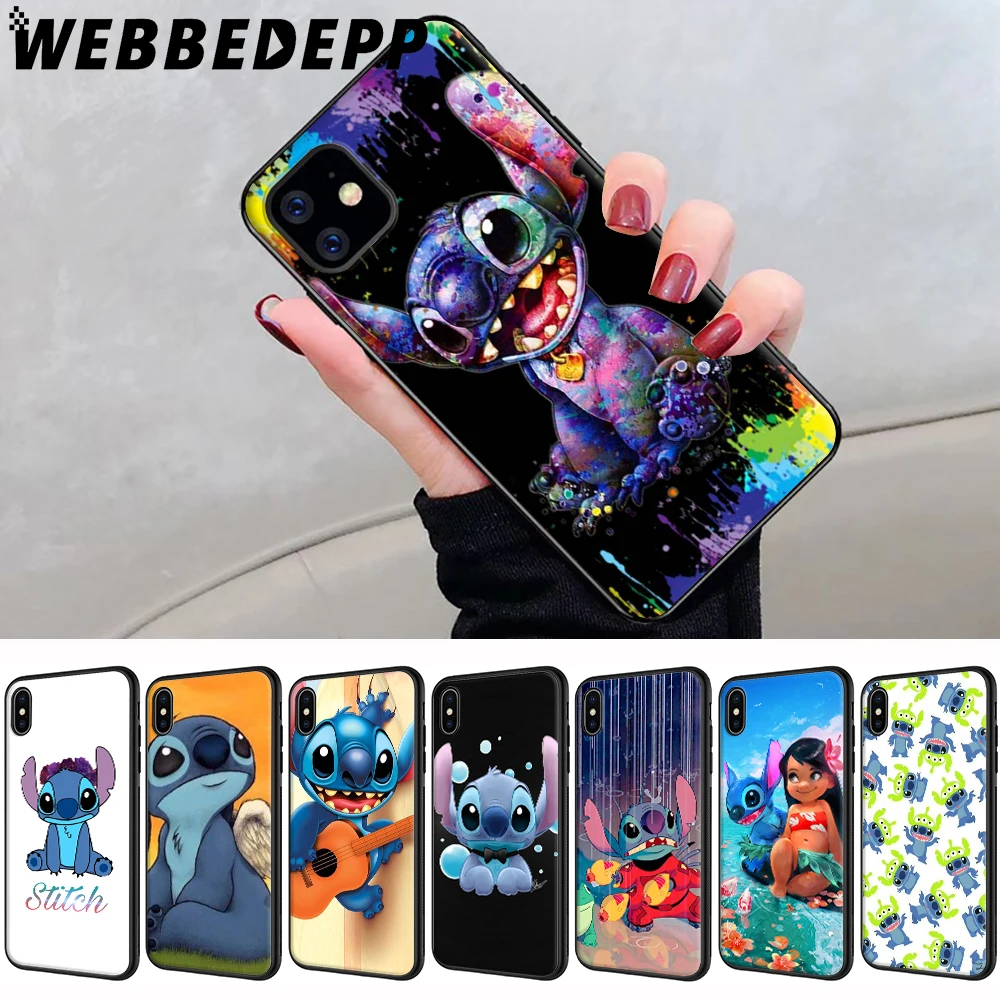 Милый мягкий чехол Ohana для iPhone 5 5S 6 6S 7 8 Plus X XS 11 Pro Чехол MAX XR |