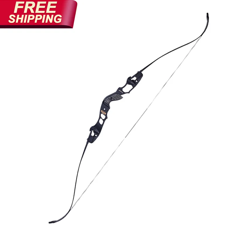 

30-55 LBS 59 inches Recurve Bow With Aluminum Alloy Handle For Right Hand Archery Outdoor Hunting Shotting