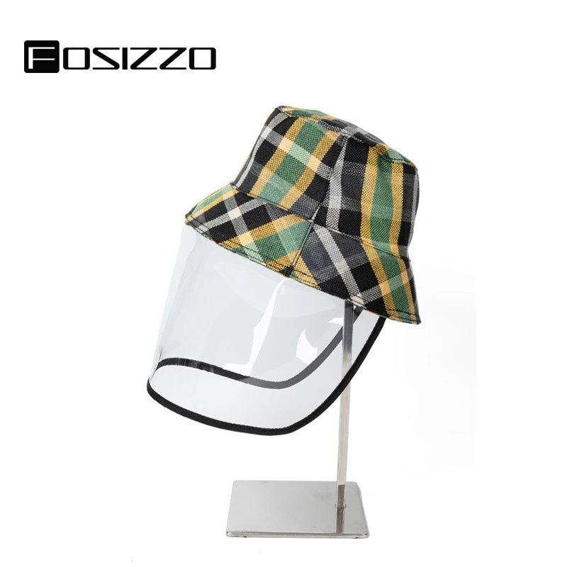 FOSIZZO унисекс шляпы ведра летние прозрачная парусиновая шляпа из ПВХ Finsherman