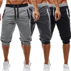 Мужские летние шорты для бега, мужские короткие штаны до колен для фитнеса, джоггеры, спортивные короткие штаны, повседневные шорты-бермуды
