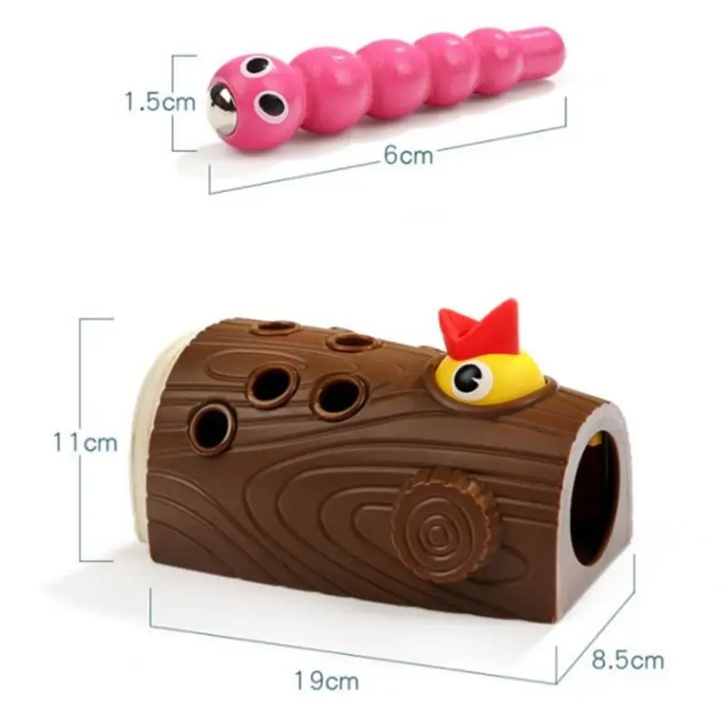 

Magnetic Toddler Toy Game Set, Fine Motor Skill Preschool Toys, Pretend Play for Girl and Boy 2 Years Old, Catching and Feeding