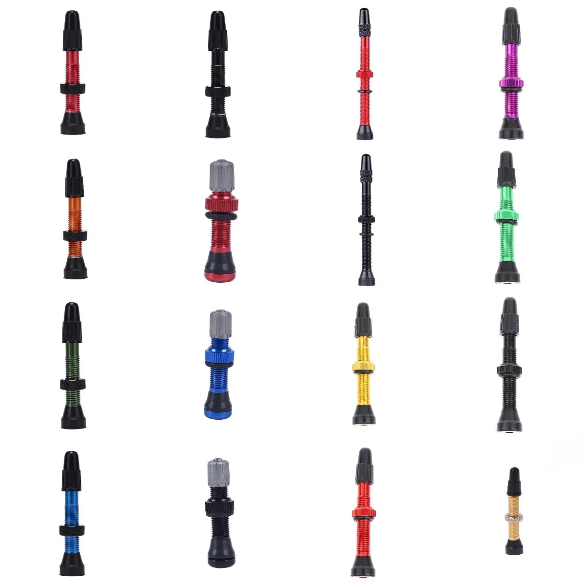 

Bicycle Valve for Compatible Road MTB Bicycle Tubeless Tires Brass Core Alloy Stem Tubeless Sealant