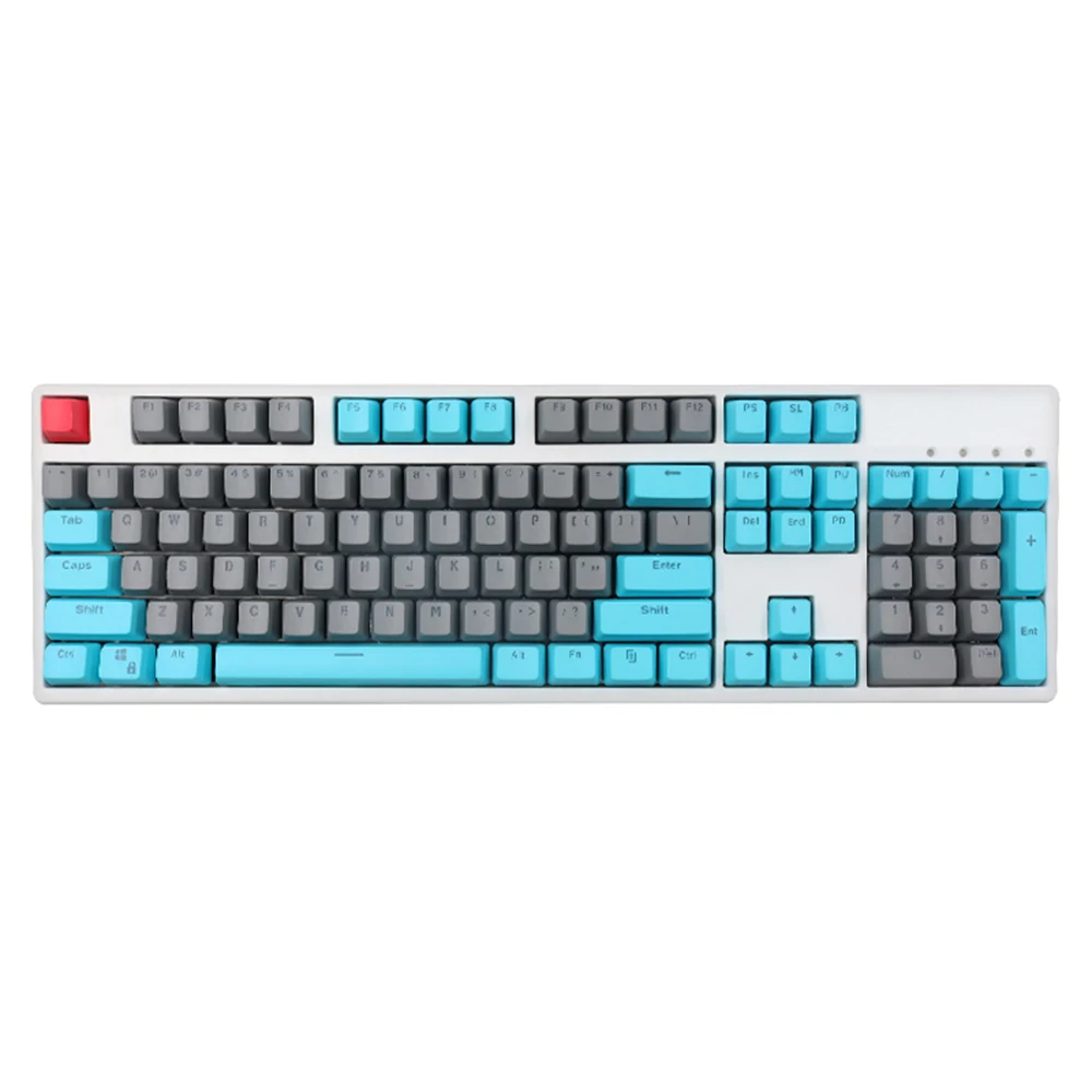Игровая клавиатура Thundeal с 104 клавишами клавиши PBT полный набор клавиш двухцветная