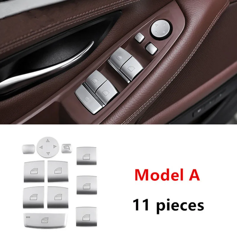 Door Window Switch Lifter Buttons Covers Trim Interior Stickers For Bmw 5 Series F10 F18 525 528 11-17 | Автомобили и мотоциклы