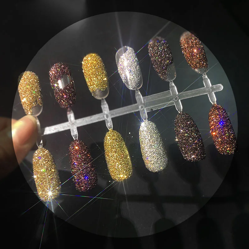 6 Boxes/lot Nail Sequins Polish Flakes Irregular Palliette Spangle Pigment Glitter Powder Dust Art DIY Decorations | Красота и