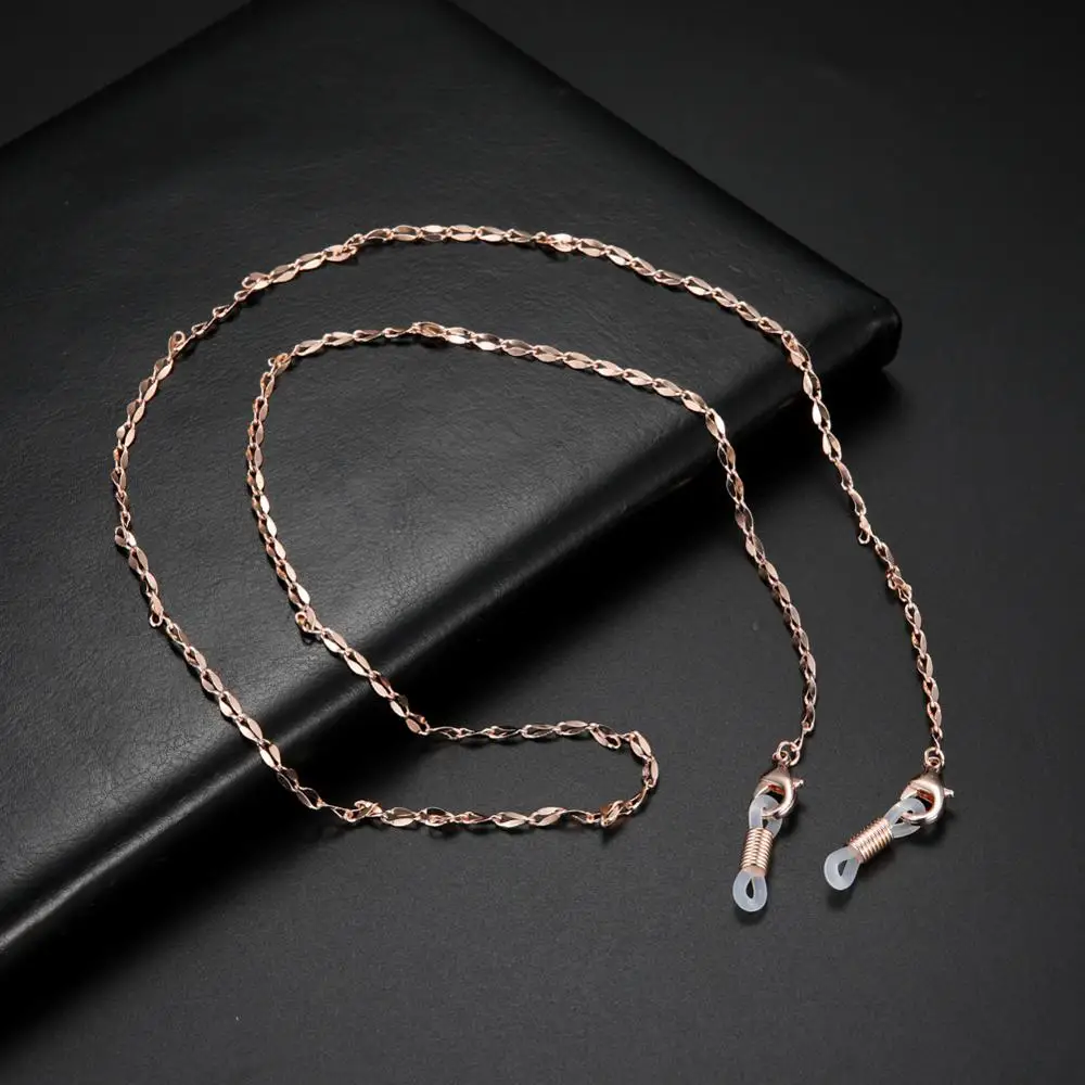 Teamer Модная маска для лица цепочка женщин ожерелье золотого цвета металлические