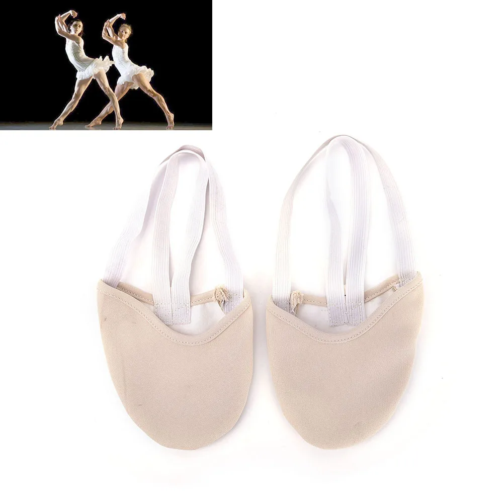 Child Adult Gymnastics Skin Sole Shoes Dancing Dance Pads Insoles Half Length Rhythmic Gymnastic Roupa Ginastica | Спорт и