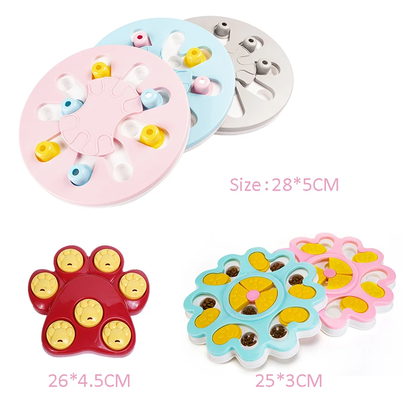 Игрушки головоломки для собак дозатор щенков увеличение IQ интерактивный цветок