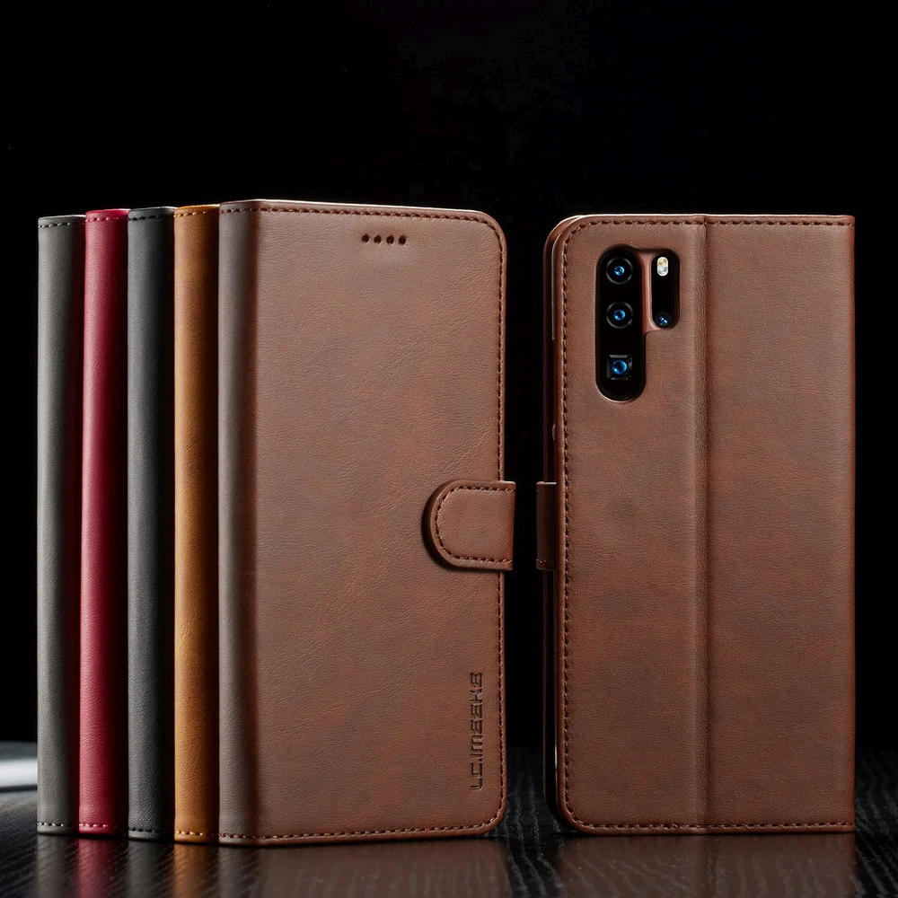 Кожаный чехол-кошелек с откидной крышкой для телефона HUAWEI Mate 20 P20 Lite P30 P Smart 2018 2019