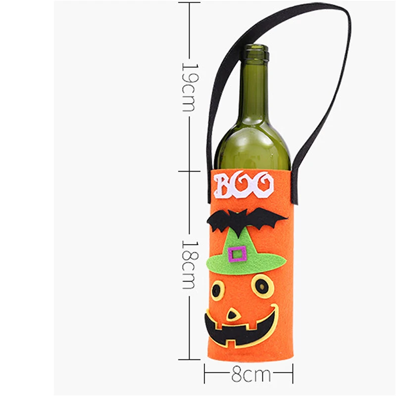 Сумка для вина в стиле Хеллоуина многоразовый подарок одна бутылка сумка-тоут с