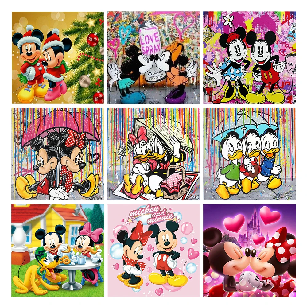 

Набор для алмазной вышивки «Влюблённые пары»