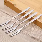 1 шт. вилка для фруктов из роскошной нержавеющей стали