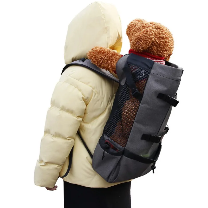 

Breathable Backpack for Pet Large Dogs Golden Retriever Bulldog Backpack Adjustable Travel Bag Pet Supplies