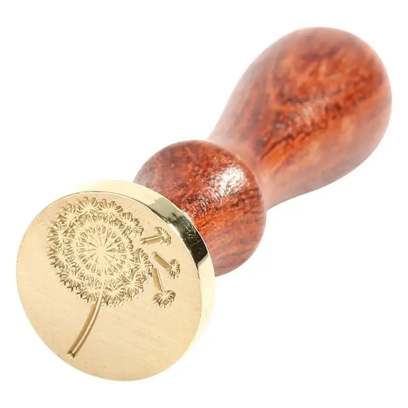 DIY Романтический восковой штамп классическая печать ретро свадьба деревянные