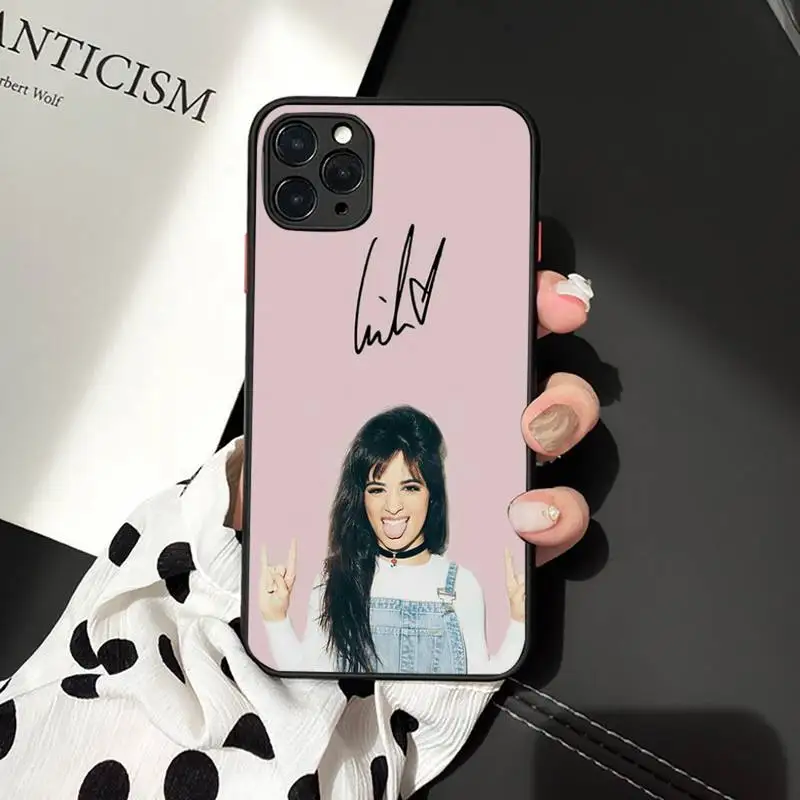 

Camila Cabello singer HAVANA Phone Case matte transparent For iphone 7 8 11 12 plus mini x xs xr pro max cover